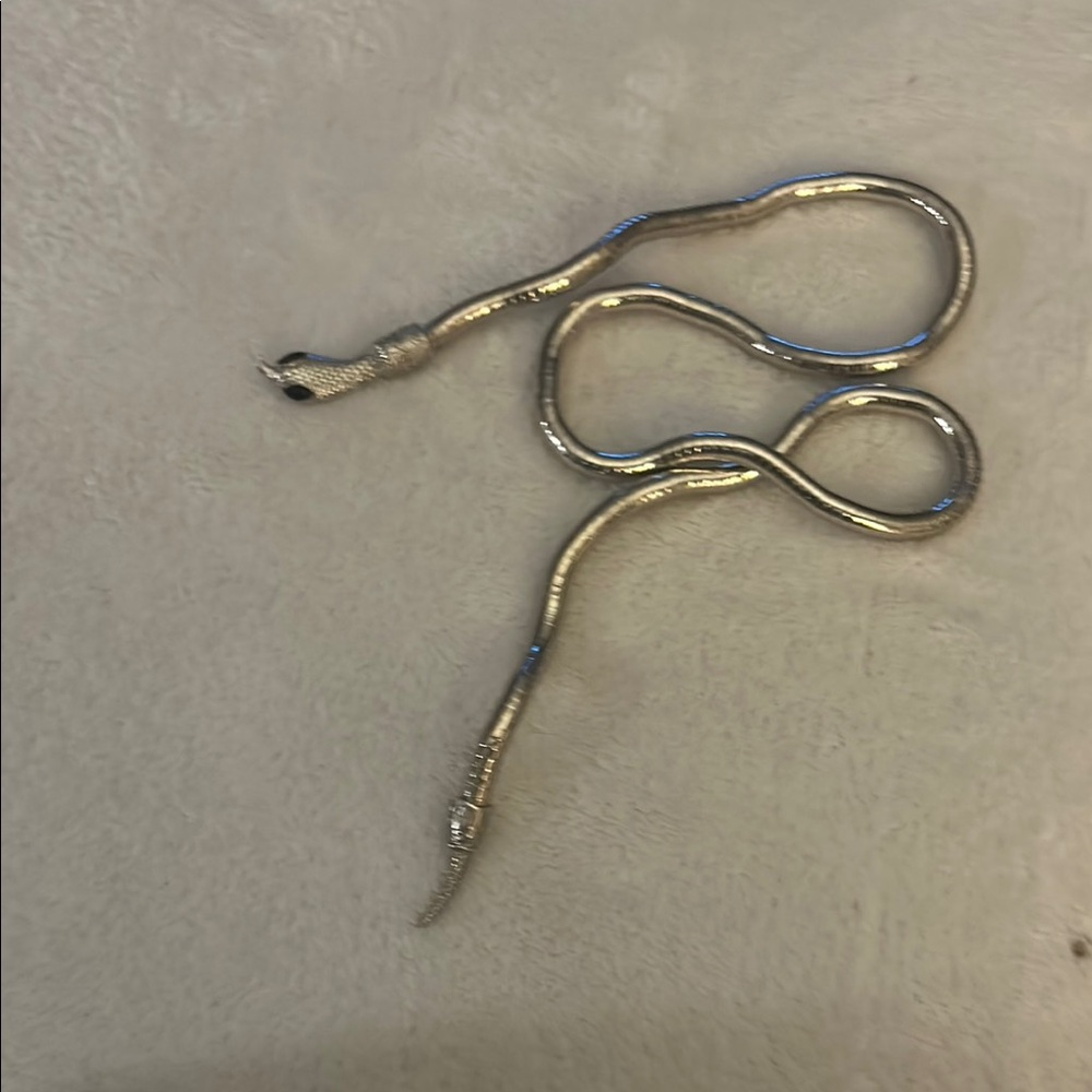 Silver Snake Necklace